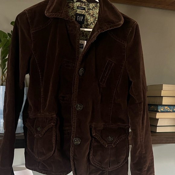 GAP Dark Brown Corduroy Blazer - Picture 6 of 7